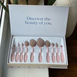Vanity Planet BlendParty Oval Makeup Brush Kit New